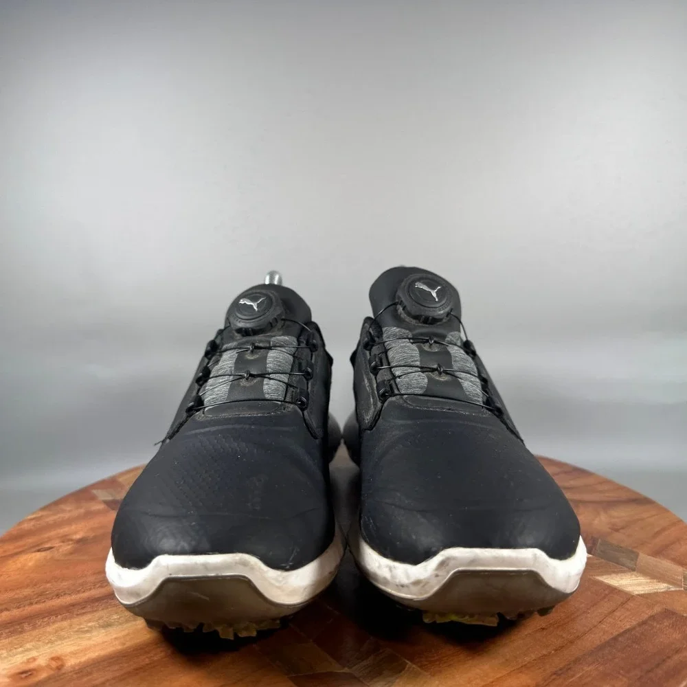 Puma Ignite Articulate Disc Golf Shoes Black Silver Womens 8.5 Youth 7